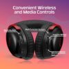 HyperX Cloud III S Draadloze gaming-headset, multiplatform, 2,4 GHz, bluetooth, batterijduur tot 120 uur, 2,4 GHz, 53 mm kanteldriver, 10 mm afneembare microfoon, zwart