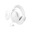 HyperX Cloud III S Draadloze gaming-hoofdtelefoon, Bluetooth, 2,4 GHz, PC, PS5, Xbox, Driver 53 mm, DTS, microfoon 10 mm, batterij tot 200 uur, wit