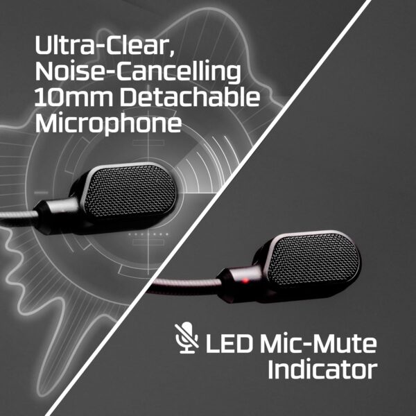 HyperX Cloud III Wireless Gaming Hoofdtelefoon voor PC, PS5, PS4, batterij tot 120 uur, 2,4 GHz, driver 53 mm, microfoon 10 mm, zwart