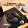 HyperX Cloud Jet – Dual Wireless Gaming Headset, 2,4 GHz & Bluetooth, PC, Mac, PS5, PS4, Mobile, 40 mm driver, 25 uur batterijduur, Swivel-to-Mute microfoon, lichtgewicht...