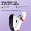 HyperX Cloud Mini Draadloze gaming-hoofdtelefoon voor kinderen, volume 85 dB, voor pc/switch/PS/Chromebook/Xbox/mobiele telefoon, wit