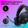HyperX Cloud Stinger 2 Core - Gaming Headset voor Playstation, Lichtgewicht Over-Ear Headset met microfoon, Swivel-to-Mute-functie, 40mm Drivers - Zwart