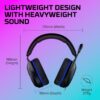 HyperX Cloud Stinger 2 Core - Gaming Headset voor Playstation, Lichtgewicht Over-Ear Headset met microfoon, Swivel-to-Mute-functie, 40mm Drivers - Zwart