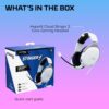 HyperX Cloud Stinger 2 Core - Gaming Headset voor Playstation, Lichtgewicht Over-Ear Headset met microfoon, Swivel-to-Mute-functie, 40 mm Drivers - Wit