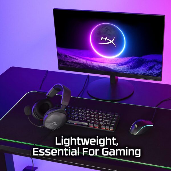 HYPERX Cloud Stinger 2 Core Lichtgewicht PC Gaming Hoofdtelefoon met Roterende Microfoon om te Dempen met Geluid DTS Hoofdtelefoon: X Ruimtelijke Audio, 40mm Drivers