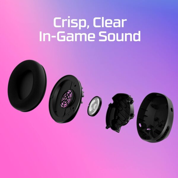 HYPERX Cloud Stinger 2 Core Lichtgewicht PC Gaming Hoofdtelefoon met Roterende Microfoon om te Dempen met Geluid DTS Hoofdtelefoon: X Ruimtelijke Audio, 40mm Drivers