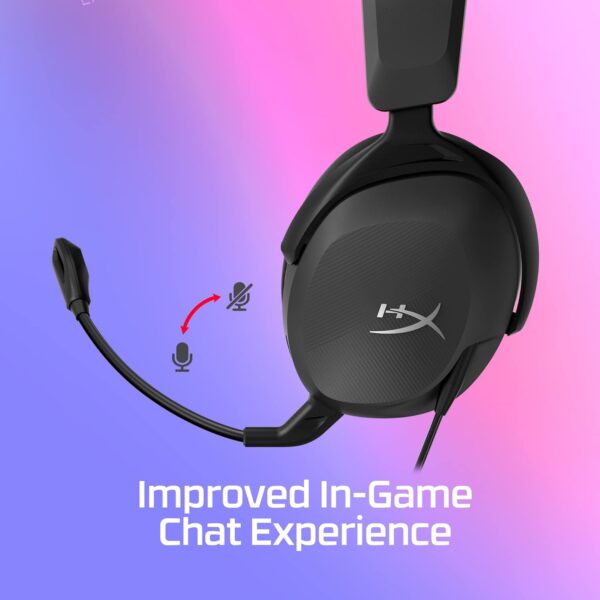HYPERX Cloud Stinger 2 Core Lichtgewicht PC Gaming Hoofdtelefoon met Roterende Microfoon om te Dempen met Geluid DTS Hoofdtelefoon: X Ruimtelijke Audio, 40mm Drivers