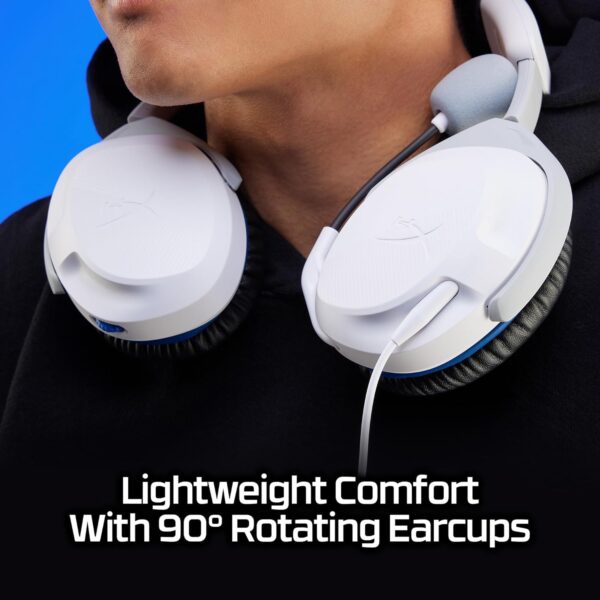 HyperX Cloud Stinger 2, Gaming Headset voor PlayStation, Lichtgewicht Bedrade Over Ear Headset met microfoon, Draaibaar om te dempen functie, 50 mm stuurprogramma's,...