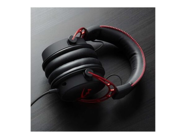 HyperX HX-HSCA-RD Cloud Alpha Gaming Headset met geïntegreerde audiobediening, compatibel met pc, PS5, PS4, Xbox One, Xbox Series X|S