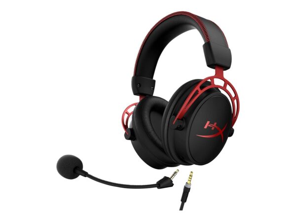 HyperX HX-HSCA-RD Cloud Alpha Gaming Headset met geïntegreerde audiobediening, compatibel met pc, PS5, PS4, Xbox One, Xbox Series X|S
