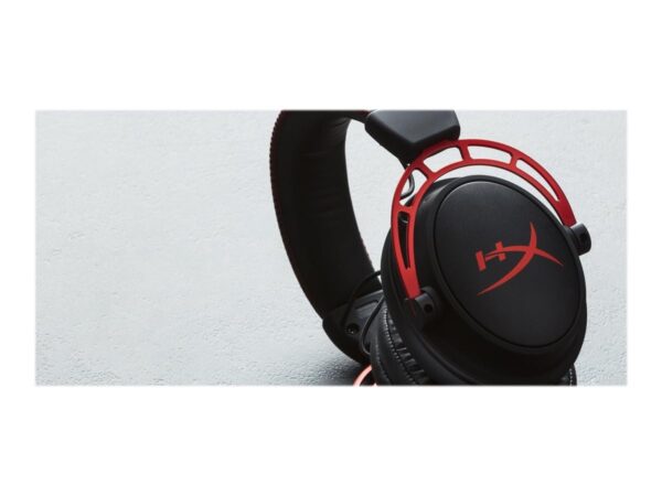 HyperX HX-HSCA-RD Cloud Alpha Gaming Headset met geïntegreerde audiobediening, compatibel met pc, PS5, PS4, Xbox One, Xbox Series X|S