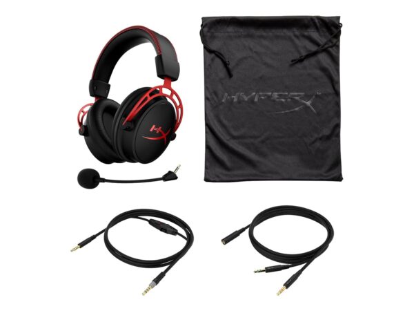 HyperX HX-HSCA-RD Cloud Alpha Gaming Headset met geïntegreerde audiobediening, compatibel met pc, PS5, PS4, Xbox One, Xbox Series X|S