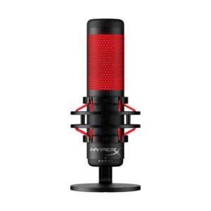 HyperX HX-MICQC-BK QuadCast - Full Standalone Microphone for Streamers, Content Creators and Gamers Black