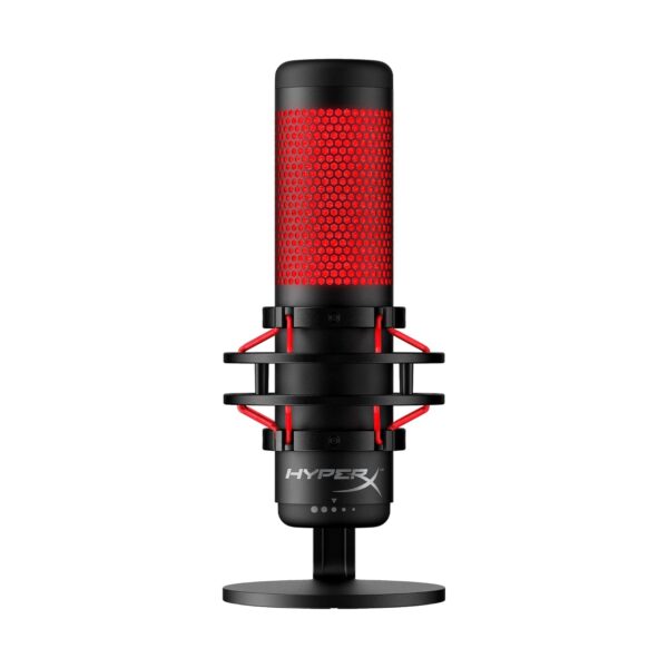 HyperX HX-MICQC-BK QuadCast - Full Standalone Microphone for Streamers, Content Creators and Gamers Black
