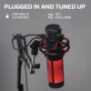 HyperX HX-MICQC-BK QuadCast - Full Standalone Microphone for Streamers, Content Creators and Gamers Black