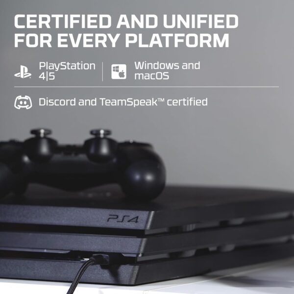 HyperX HX-MICQC-BK QuadCast - Full Standalone Microphone for Streamers, Content Creators and Gamers Black