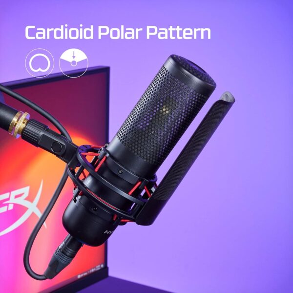 HyperX ProCast Microphone with Large Aperture Capacitor, XLR Jack