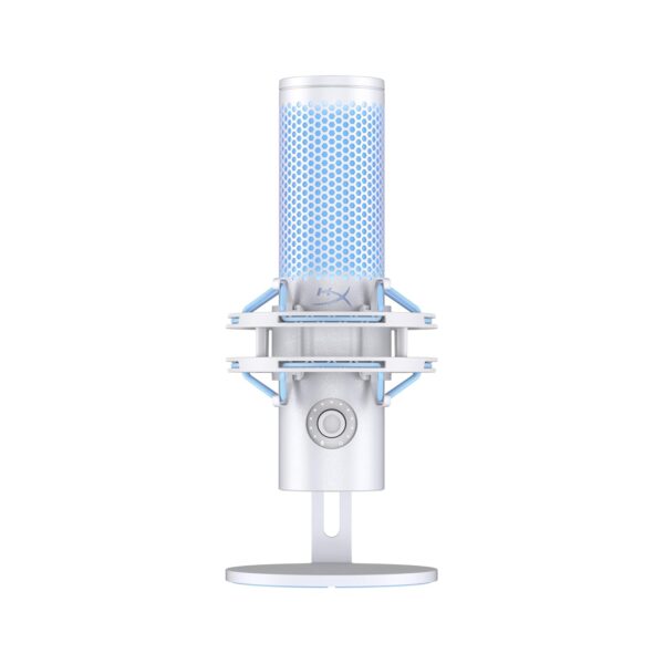 HyperX Quadcast 2 Frost USB Microphone for Gaming, Streaming, Podcasting, Onboard Control, LED Lighting, Detachable Shock Mount