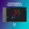 HyperX Quadcast 2 Frost USB Microphone for Gaming, Streaming, Podcasting, Onboard Control, LED Lighting, Detachable Shock Mount