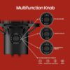 HyperX Quadcast 2 Frost USB Microphone for Gaming, Streaming, Podcasting, Onboard Control, LED Lighting, Detachable Shock Mount