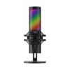 HyperX QuadCast 2 S - USB Microphone, with RGB Lighting, Streaming and Podcasting, with Built-in Controls, LED Lighting, Detachable Shock Mount, PC, Mac, USB-C - Black