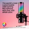 HyperX QuadCast 2 S - USB Microphone, with RGB Lighting, Streaming and Podcasting, with Built-in Controls, LED Lighting, Detachable Shock Mount, PC, Mac, USB-C - Black