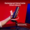 HyperX QuadCast 2 S - USB Microphone, with RGB Lighting, Streaming and Podcasting, with Built-in Controls, LED Lighting, Detachable Shock Mount, PC, Mac, USB-C - Black