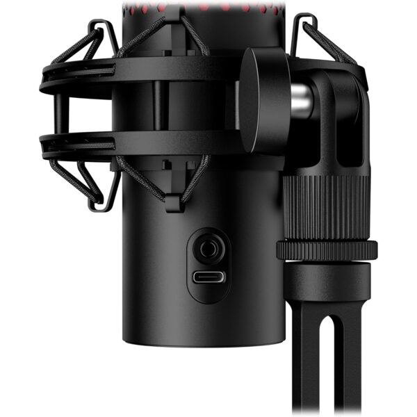 HyperX QuadCast 2, USB Microphone for Gaming, Streaming and Podcasting, Tip to Mute Switch Sensor, LED Lighting, 24-bit/96 kHz Recordings, 4 Directional Characteristics, Mute...