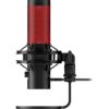 HyperX QuadCast 2, USB Microphone for Gaming, Streaming and Podcasting, Tip to Mute Switch Sensor, LED Lighting, 24-bit/96 kHz Recordings, 4 Directional Characteristics, Mute...