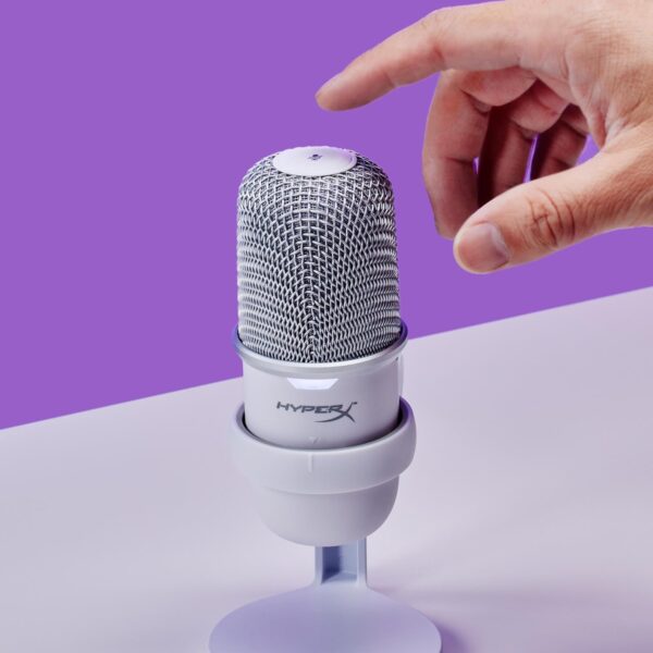 HyperX SoloCast - USB Capacitor Gaming Microphone, for PC, PS5, PS4 and Mac, Tap to Mute Sensor, Cardioid Polar Pattern, Gaming, Streaming, Podcasts, Twitch, YouTube, Discord