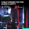 HyperX SoloCast USB Condenser Microphone for Gaming, PC, PS4 and Mac, One Touch Mute Sensor, Cardioid Polar Pattern, Gaming, Streaming, Podcasts, Twitch, YouTube, Discord