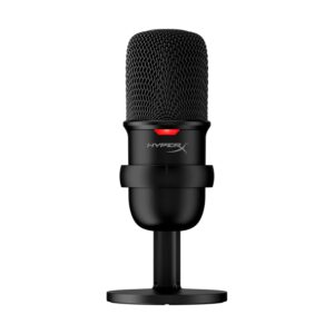 HyperX SoloCast USB Condenser Microphone for Gaming, PC, PS4 and Mac, One Touch Mute Sensor, Cardioid Polar Pattern, Gaming, Streaming, Podcasts, Twitch, YouTube, Discord
