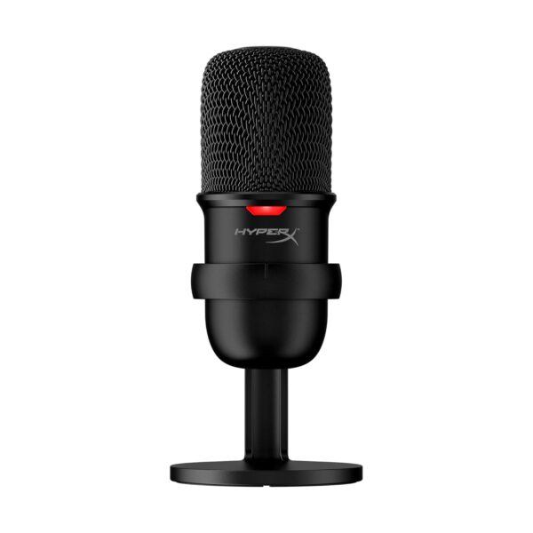 HyperX SoloCast USB Condenser Microphone for Gaming, PC, PS4 and Mac, One Touch Mute Sensor, Cardioid Polar Pattern, Gaming, Streaming, Podcasts, Twitch, YouTube, Discord