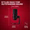 HyperX SoloCast USB Condenser Microphone for Gaming, PC, PS4 and Mac, One Touch Mute Sensor, Cardioid Polar Pattern, Gaming, Streaming, Podcasts, Twitch, YouTube, Discord