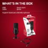 HyperX SoloCast USB Condenser Microphone for Gaming, PC, PS4 and Mac, One Touch Mute Sensor, Cardioid Polar Pattern, Gaming, Streaming, Podcasts, Twitch, YouTube, Discord
