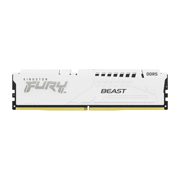 Kingston FURY Beast Wit DDR5 32GB 6000MT/s CL30 DIMM Desktop Gaming Geheugen Enkelvoudig Intel XMP - KF560C30BW-32
