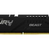 Kingston FURY Beast Zwart DDR5 16GB 6000MT/s CL30 DIMM Desktop Gaming Geheugen Enkelvoudig Intel XMP - KF560C30BB-16
