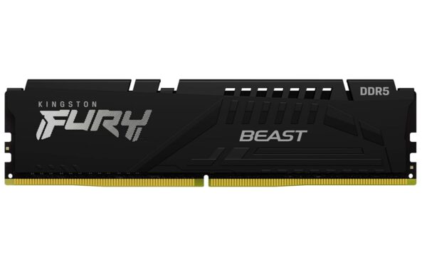 Kingston FURY Beast Zwart DDR5 16GB 6000MT/s CL30 DIMM Desktop Gaming Geheugen Enkelvoudig Intel XMP - KF560C30BB-16