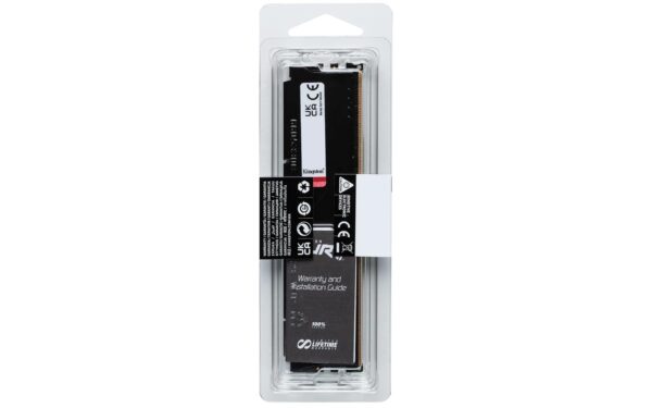 Kingston FURY Beast Zwart DDR5 16GB 6000MT/s CL30 DIMM Desktop Gaming Geheugen Enkelvoudig Intel XMP - KF560C30BB-16