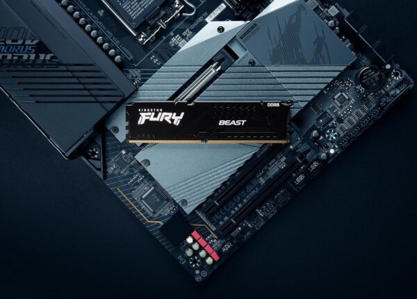 Kingston FURY Beast Zwart DDR5 16GB 6000MT/s CL30 DIMM Desktop Gaming Geheugen Enkelvoudig Intel XMP - KF560C30BB-16
