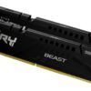 Kingston FURY Beast Zwart DDR5 32GB (2x16GB) 5600MT/s CL36 DIMM Desktop Gaming Geheugen Set van 2 AMD EXPO en Intel XMP - KF556C36BBEK2-32