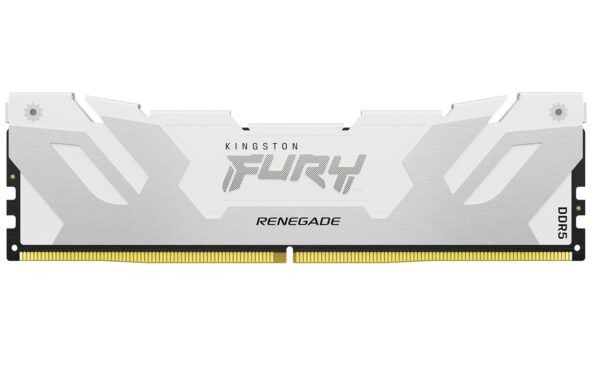 Kingston FURY Renegade DDR5 Zilber/Wit XMP 48GB 8400MT/s CL40 CUDIMM Gaming Desktopgeheugen (Set van 2) - KF584CU40RWK2-48 Kingston FURY Renegade DDR5 Zilber/Wit XMP 48GB 8400MT/s CL40 CUDIMM Gaming Desktopgeheugen (Set van 2) - KF584CU40RWK2-48