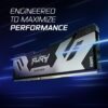 Kingston FURY Renegade DDR5 Zilber/Zwart XMP 16GB 6800MT/s CL36 DIMM Gaming Desktopgeheugen Enkel Module - KF568C36RS-16