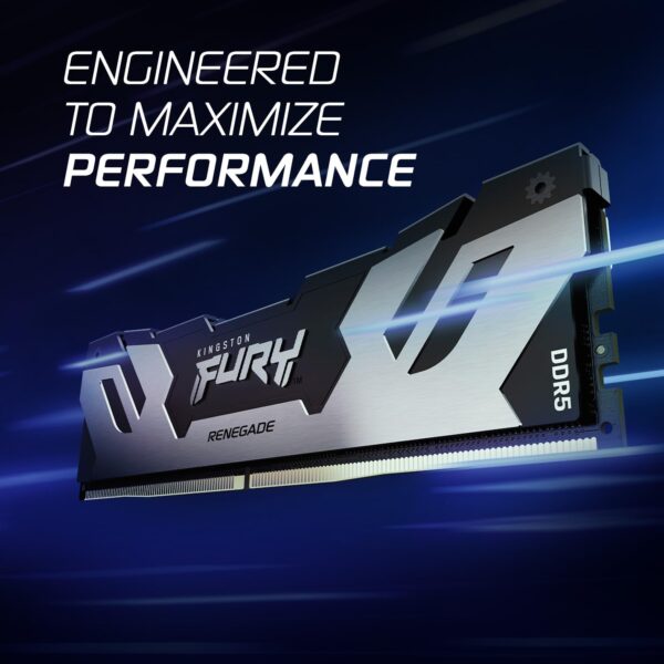 Kingston FURY Renegade DDR5 Zilber/Zwart XMP 16GB 6800MT/s CL36 DIMM Gaming Desktopgeheugen Enkel Module - KF568C36RS-16