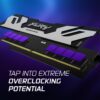 Kingston FURY Renegade DDR5 Zilber/Zwart XMP 16GB 6800MT/s CL36 DIMM Gaming Desktopgeheugen Enkel Module - KF568C36RS-16