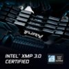 Kingston FURY Renegade DDR5 Zilber/Zwart XMP 16GB 6800MT/s CL36 DIMM Gaming Desktopgeheugen Enkel Module - KF568C36RS-16