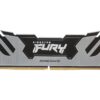 Kingston FURY Renegade DDR5 Zilber/Zwart XMP 24GB 8400MT/s CL40 CUDIMM Gaming Desktopgeheugen - KF584CU40RS-24