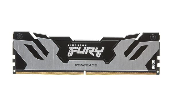 Kingston FURY Renegade DDR5 Zilber/Zwart XMP 24GB 8400MT/s CL40 CUDIMM Gaming Desktopgeheugen - KF584CU40RS-24