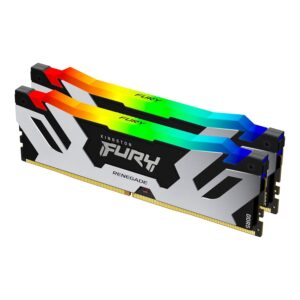 Kingston Fury Renegade Zwart RGB 32GB 6400MT/s DDR5 CL32 DIMM Desktop Gaming Geheugen (Set van 2) - KF564C32RSAK2-32