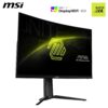 MAG 321CUPDFDE 32 inch UHD gaming-monitor met gebogen voorkant - 1500R 3840 x 2160 Rapid VA Panel, Dual Mode/0,5 ms (GtG, min.), Adaptive Sync-DP 1.4a, HDMI 2.1 CEC, USB Type-C...